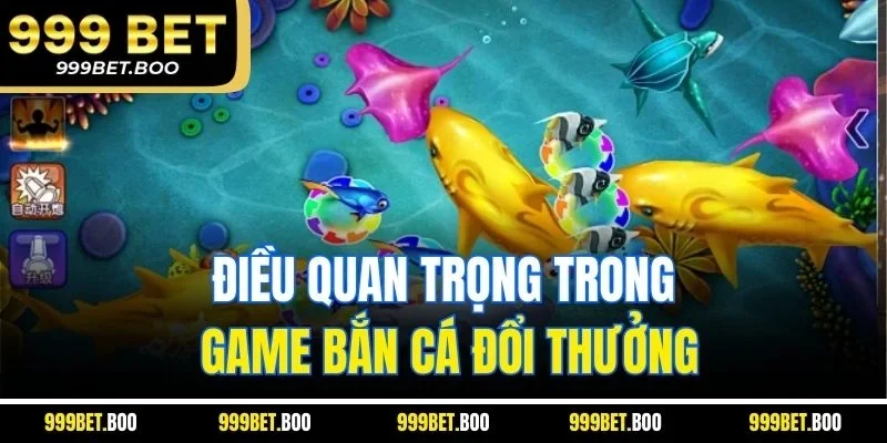 Điều quan trọng trong game bắn cá đổi thưởng